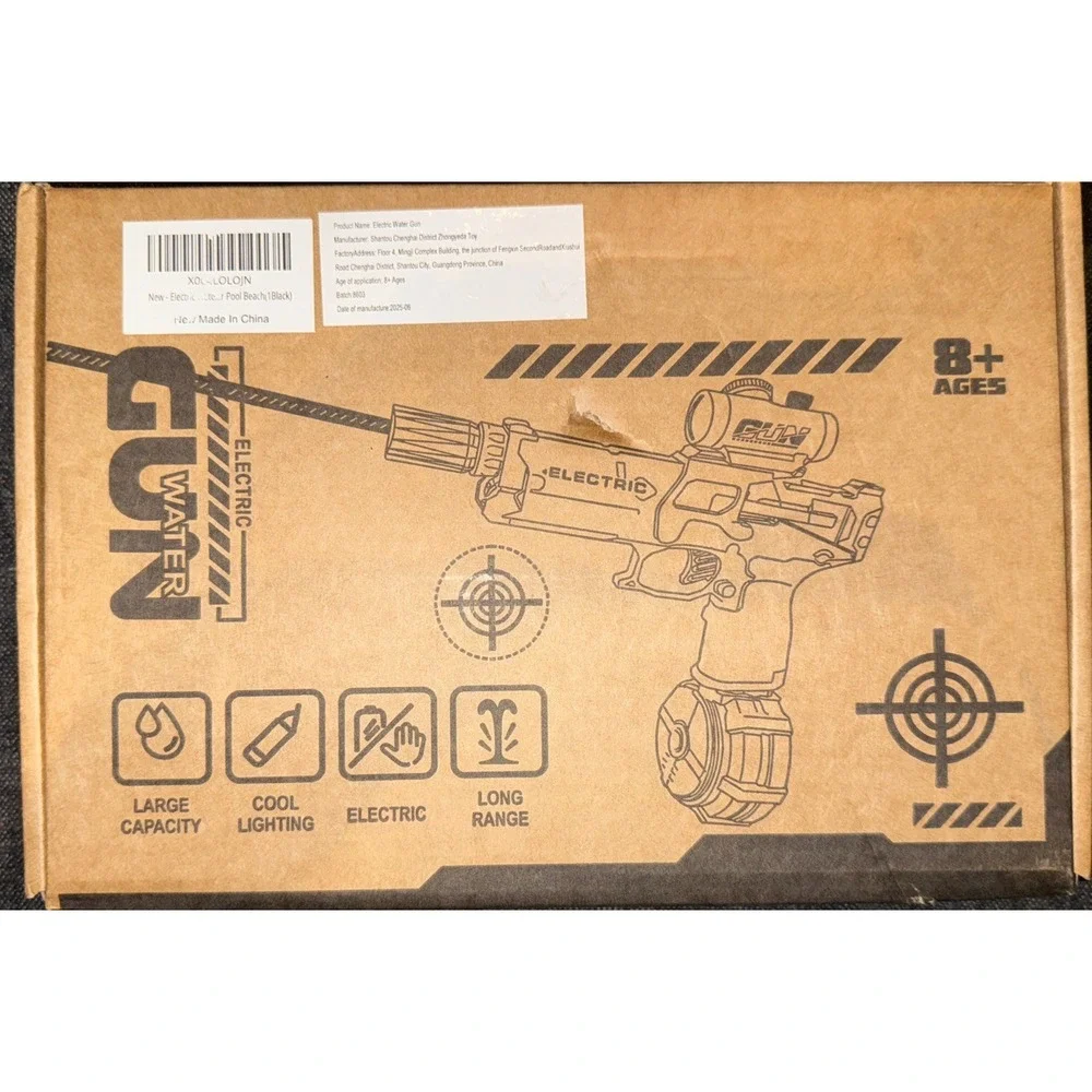 Electric Water Gun Realistic Gun with High Capacity High Powered Squirt Gun